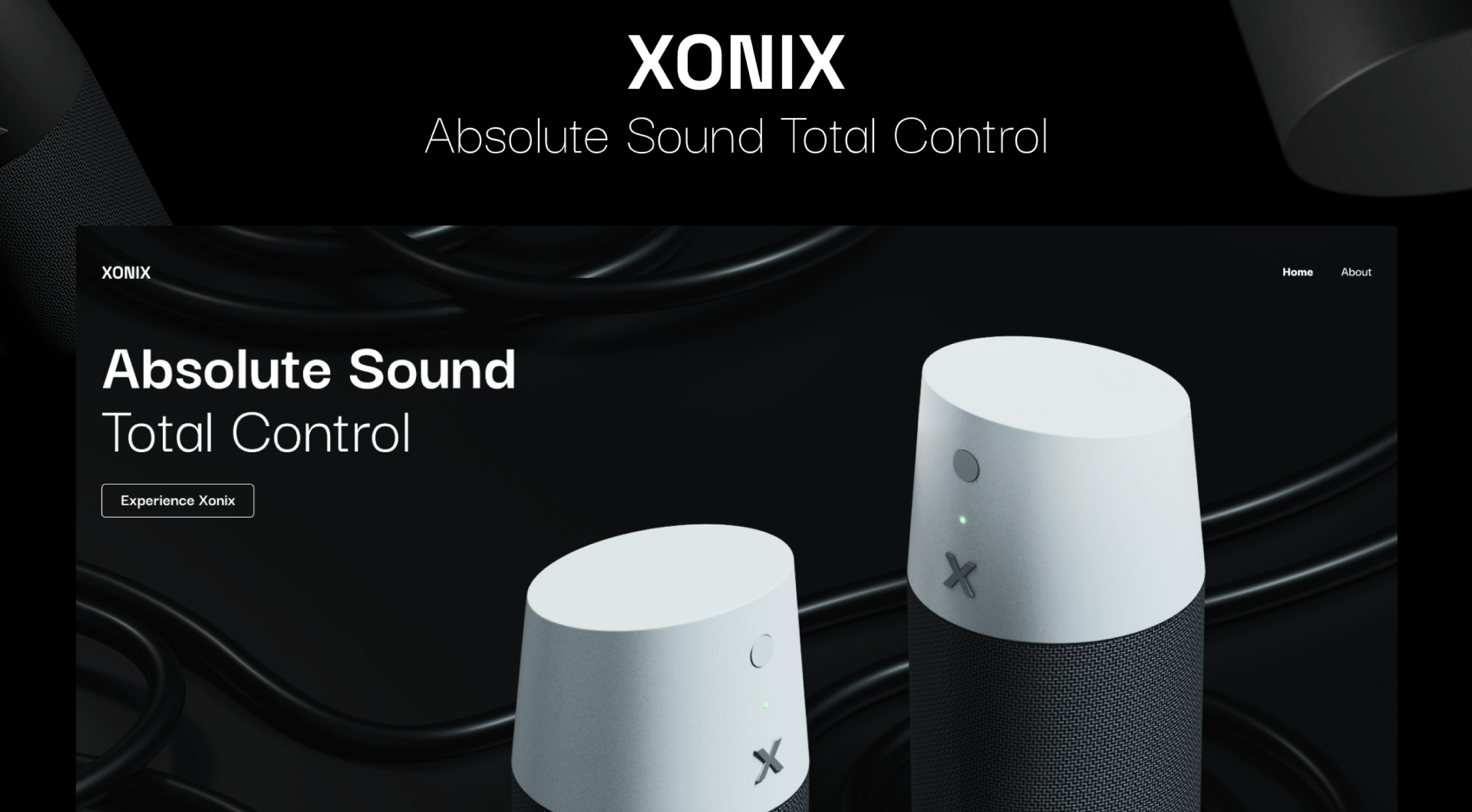 Xonix: Audiophile Speaker System Web Design
